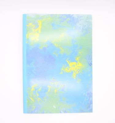 マーブリングノート B5サイズ ブルー