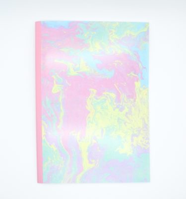 マーブリングノート B5サイズ マルチカラー