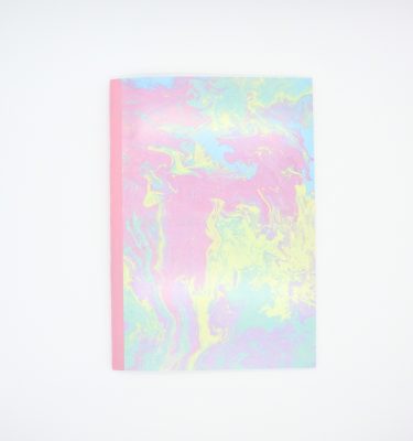 マーブリングノート A5サイズ マルチカラー
