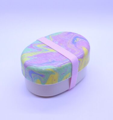 マーブリング　お弁当箱