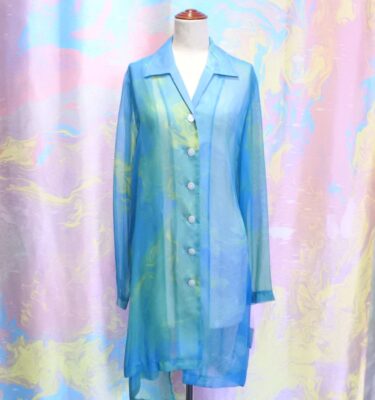 ロング　シフォンブラウス